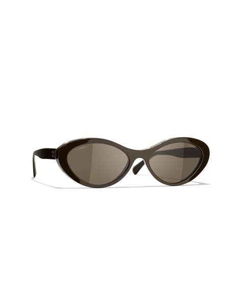 chanel oval sunglasses ch5416|CHANEL 5416 Oval Sunglasses .